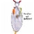 HABA Cuddly Donkey Snuggly Lovey Baby Blankie Perspective: back