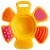 HABA Popping Flower Silicone Teething & Clutching Toy Perspective: back