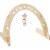 HABA Dots Play Gym - Space Saving Natural Wooden Arch for Dangling Elements Perspective: back