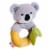 HABA Koala Soft Plush Rattle Ring - Machine Washable Baby Toy Perspective: back