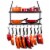 Vdomus Silver 2-Tier Wall Shelf for Pots and Pans Storage Perspective: back