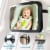 Enovoe 2 Pack Mirror for Baby Car Seat Rear Facing - Wide Convex & Shatterproof Perspective: back