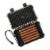 Pardo Cigar Humidor - 5 Cigar Capacity - Airtight, Waterproof, Sturdy & Durable Perspective: back