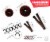 HAWWWY 12-Pc Hair Bun Maker Set - Easy Fast Bun Tool for Women & Girls Perspective: back