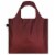 LOQI Puro Reusable Shopping Bag, Sangria Perspective: back