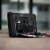 DONBOLSO Large Vintage Black Laptop Sleeve London I Genuine Leather Notebook Briefcase Perspective: back