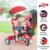 smarTrike Zoom 4 in 1 Baby Toddler Trike Tricycle Toy for 15 to 36 Months, Red Perspective: back