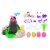 Play-Doh Dino Crew HydroGlitz Slime Lava Bones Island Playset Perspective: back