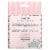 The Vintage™ Cosmetic Company Pink Floral Satin Floral Shower Cap Perspective: back