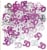 Shatchi 14g 50th Pink Happy Birthday Party Glitz Table Confetti Sprinkles Decorations Perspective: back