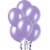 25 pcs 12  Metallic Purple Colour Latex balloons birthday party celebrations Perspective: back