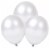 5 Quality Latex Balloons Pearl White Christening wedding Party Decorations Plain Perspective: back