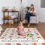 CHILDLIKE BEHAVIOR X-Large Baby Play Mat 72x48 Inch - Oranges Perspective: back