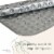 TranquilBeauty Solid Grey Curved Shower Mat | 53x53cm/21x21in Perspective: back