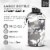 THE GYM KEG Sports Water Bottle | Urban Camo | Insulated | 2.2L Perspective: back