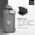 THE GYM KEG Nardo Grey 74oz | Half Gallon | Water Bottle | Carry Handle | Sport & Reusable Perspective: back