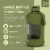 THE GYM KEG Cargo Green Sports Water Bottle | 64oz | Insulated, Ecofriendly & BPA Free Perspective: back
