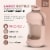 THE GYM KEG 2.2L Sports Water Bottle | Half Gallon | Bare Nude Perspective: back