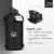 THE GYM KEG Chrome Reflex Sports Water Bottle (2.2L) | Half Gallon Perspective: back