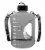 THE GYM KEG 1 Gallon Transparent Black Water Bottle | BPA-Free Plastic | Leakproof Perspective: back