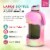 THE GYM KEG Sports Water Bottle (2.2 L) | Half Gallon | Love Tie Dye Perspective: back