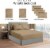 CGK Linens 6 Piece Extra Deep Pocket Microfiber Sheet Set - King - Beige Perspective: back