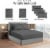 CGK Unlimited 6 Piece Extra Deep Pocket Microfiber Sheet Set - King - Grey Perspective: back
