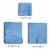 CGK Linens 3 Piece Microfiber Sheet Set - Twin - Denim Blue Perspective: back