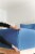 CGK Unlimited Extra Deep Pocket Microfiber Fitted Sheet - Twin Extra Long - Denim Blue Perspective: back