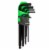 TOOLZILLA 9 Piece Allen Key Set - Advanced Ball End Design & Precision Machined Tips Perspective: back