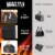 MOUNTAIN GRILLERS Heavy Duty Canvas Firewood Carrier - Carrying Wood & Logs Made Easy! Perspective: back