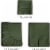 CGK Unlimited 4 Piece Deep Pocket Microfiber (Muted, Vibrant) Sheet Set - Twin - Emerald Perspective: back