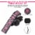 Pink Woven Universal Neck & Shoulder Camera Strap for DSLR & SLR Cameras for Photographers Perspective: back
