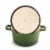 BergHOFF Cast Iron Round Casserole Dish - Green Perspective: back
