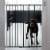 Scandinavian Pet Design Extra Tall 42 Inch Wall Mount Extending Pet Safety Gate Perspective: back