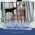 Scandinavian Pet Design Flex Large and Extra Tall 35 to 88 In Safety Gate, White Perspective: back