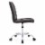 Ergode Prim Armless Mid Back Office Chair - Brown Perspective: back