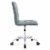 Ergode Prim Armless Mid Back Office Chair - Gray Perspective: back