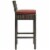 Ergode Conduit Outdoor Patio Wicker Rattan Bar Stool - Brown Currant Perspective: back