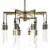 Ergode Resolve Antique Brass Ceiling Light Pendant Chandelier - Perspective: back