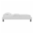 Ergode Reign King Performance Velvet Platform Bed Frame - Light Gray Perspective: back