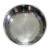 Stainless Steel Pet Bowl with Anti Skid Rubber Base and Dog Design, Gray and Black-Set of 12 Perspective: back