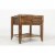Jofran Beacon Street, Square End Table, 24 W X 24 D X 24 H, Lighter Brown Finish (Set Of 2) Perspective: back