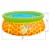 JLeisure 5' x 16.5 3D Pineapple Inflatable Outdoor Kiddie Splash Swimming Pool Perspective: back