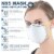 NIOSH Certified Makrite 9500-N95 Pre-Formed Cone Particulate Respirator Mask, M/L Size Perspective: back