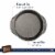 Nonstick Round Cake Pan 9 , Carbon Steel Pan with Premium Food-Grade Coating Perspective: back