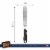 10 Stainless Steel Icing Spatula for Cakes, Angled Spatula for Icing, Cake Decoration Perspective: back