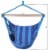 Costway Hammock Rope Chair Patio Porch Yard Tree Hanging Air Swing Outdoor (Blue) Perspective: back
