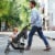 Costway Foldable Lightweight Baby Stroller ,5-Point Safety System Perspective: back