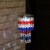 Glitzhome Patriotic Solar Lighted Hanging Decor Perspective: back
